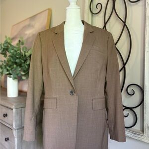 Banana Republic Brown Blazer with Notched Lapels